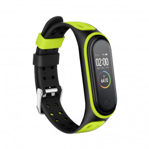  Colour Style BeCover  Xiaomi Mi Smart Band 5 Black-Green (705156) 6