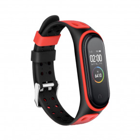  Colour Style BeCover  Xiaomi Mi Smart Band 5 Black-Red (705157) 8