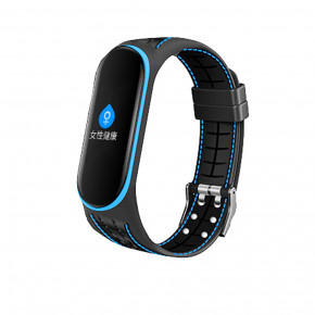  Lattice Style BeCover  Xiaomi Mi Smart Band 5 Blue (705159) 6