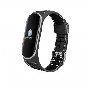  Lattice Style BeCover  Xiaomi Mi Smart Band 5 Gray (705161)