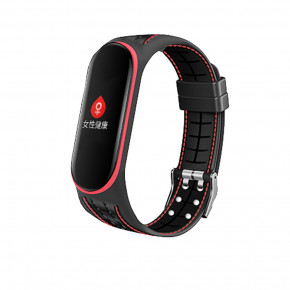  Lattice Style BeCover  Xiaomi Mi Smart Band 5 Red (705162) 6