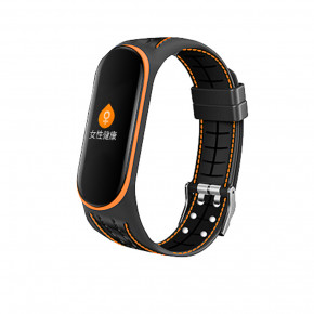  Lattice Style BeCover  Xiaomi Mi Smart Band 5 Orange (705164) 5