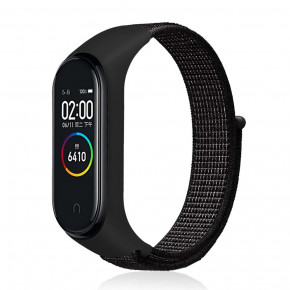  Nylon Style BeCover  Xiaomi Mi Smart Band 5 Black (705415)