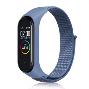  Nylon Style BeCover  Xiaomi Mi Smart Band 5 Blue (705417)