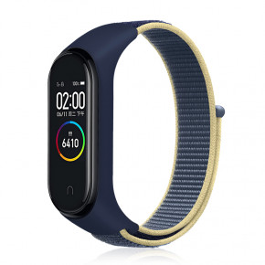  Nylon Style BeCover  Xiaomi Mi Smart Band 5 Deep Blue-Sand (705422) 5