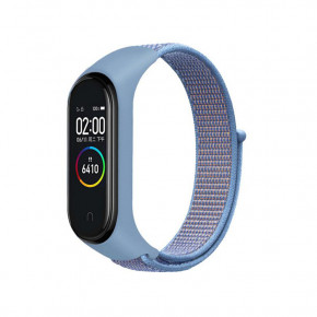  Nylon Style BeCover  Xiaomi Mi Smart Band 5 Light Blue (705425)