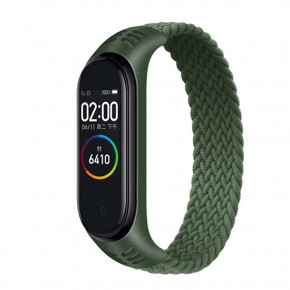  Elastic Nylon Style BeCover  Xiaomi Mi Smart Band 5 / Mi Smart Band 6 (Size S) Khaki (706139)