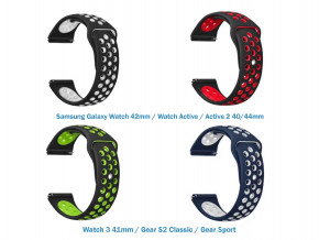   4  Vents Style Becover Samsung Galaxy Watch 42mm / Watch Active / Active 2 40/44mm / Watch 3 41mm / Gear S2 Classic / Gear Sport Boy (706525)