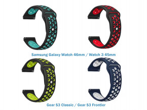   4  Vents Style Becover Samsung Galaxy Watch 46mm / Watch 3 45mm / Gear S3 Classic / Gear S3 Frontier Boy (706539)