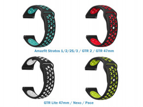   4  Vents Style Becover  Amazfit Stratos 1/2/2S/3 / GTR 2 / GTR 47mm / GTR Lite 47mm / Nexo / Pace Girl (706544)