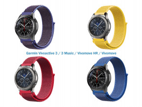   4  Nylon Style Becover  Garmin Vivoactive 3 / 3 Music / Vivomove HR / Vivomove Boy (706559)