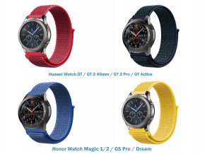   4  Nylon Style Becover  Huawei Watch GT / GT 2 46mm / GT 2 Pro / GT Active / Honor Watch Magic 1/2 / GS Pro / Dream Boy (706563)