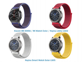   4  Nylon Style Becover  Xiaomi iMi KW66 / Mi Watch Color / Haylou LS01 / LS02 Girl (706564)