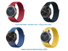   4  Nylon Style Becover  Xiaomi iMi KW66 / Mi Watch Color / Haylou LS01 / LS02 Boy (706565)