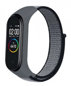  Nylon Style BeCover  Xiaomi Mi Smart Band 7 Gray (707659) 3