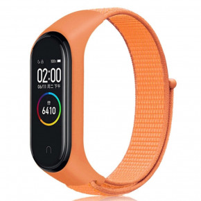  Nylon Style BeCover  Xiaomi Mi Smart Band 7 Orange (707665)