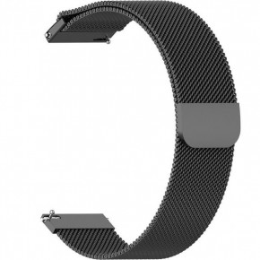  Milanese Style BeCover  Xiaomi Mi Watch (20mm)/Garmin Vivoactive 3S/4S/Venu 2/Canyon CNS-SW71SS/Mobvoi TicWatch C2/Withings Activite Steel/HUAWEIHONOR S1 Black (707687)