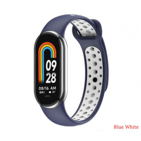  Vents Style Becover Xiaomi Mi Smart Band 8 Gray-Orange (709419)