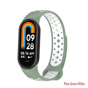  Vents Style Becover Xiaomi Mi Smart Band 8 Gray-Pink (709420)