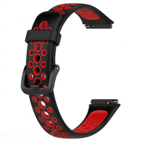  Vents Style Becover Huawei Band 7 Black-Red (709440)