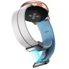   Epik Classy Smart Watch 20mm White / Blue 4