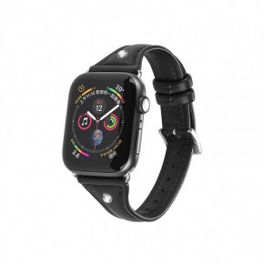 K  Hoco WB05 Ocean wave  Apple Watch Series 1/2/3/4 (38/40mm) Black 3