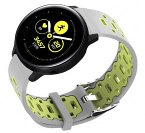   Primo Perfor Classic   Samsung Galaxy Watch Active / Active 2 - Grey&;Green 3