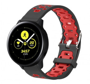   Primo Perfor Classic   Samsung Galaxy Watch Active / Active 2 - Black&;Red