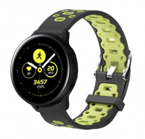   Primo Perfor Classic   Samsung Galaxy Watch Active / Active 2 - Black&;Green 6