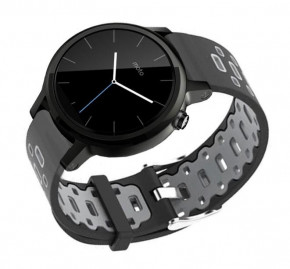   Primo Perfor Classic   Motorola Moto 360 2nd gen (42 mm ) - Black&;Grey 4