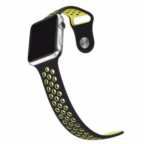     Primo   Apple Watch 42mm / 44mm - Black&;Yellow S 3