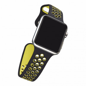     Primo   Apple Watch 42mm / 44mm - Black&;Yellow S 5