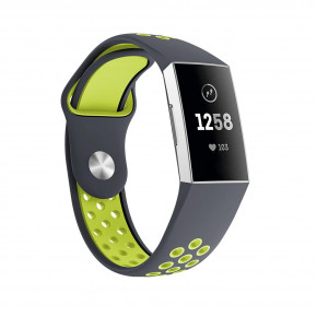   Primo      Fitbit Charge 3 / 4 - Grey&;Lime 3