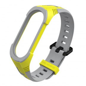   Primo Mijobs Perfor Classic    Xiaomi Mi Smart Band 5 - Yellow-Grey 3