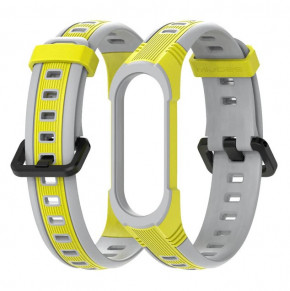   Primo Mijobs Perfor Classic    Xiaomi Mi Smart Band 5 - Yellow-Grey 4