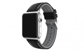   Primo Color Strip  Apple Watch 38mm / 40mm Black-Grey 4