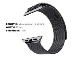 ̳   Primo  Apple Watch 42mm/44mm - Black