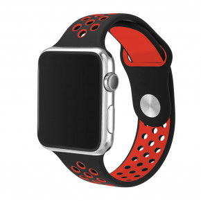     Primo  Apple Watch 38mm/40mm (M/L 130mm) - Black&;Red 4