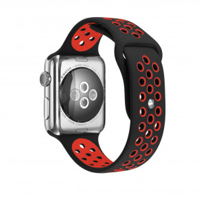     Primo  Apple Watch 38mm/40mm (M/L 130mm) - Black&;Red 5