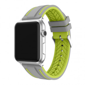   Primo Color Strip  Apple Watch 42mm / 44mm Grey-Yellow 4