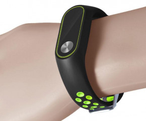   Primo Perfor Classic  Xiaomi Mi Band 2 - Black-Green 3