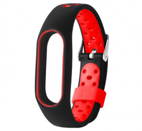   Primo Perfor Classic  Xiaomi Mi Band 2 - Black-Red 3