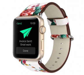   Primo White Flower  Apple Watch 38mm / 40mm (110mm)