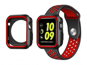    Primo  Apple Watch 42mm - Black / Red