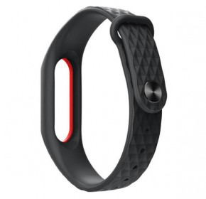   Primo  - Xiaomi Mi Band 2 - Edge Black Red