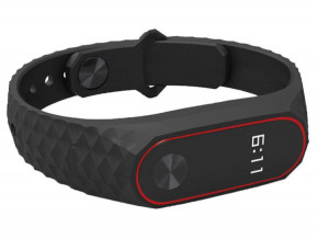   Primo  - Xiaomi Mi Band 2 - Edge Black Red 4