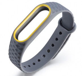   Primo  - Xiaomi Mi Band 2 - Edge Grey Yellow 5