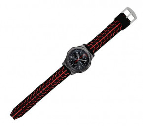   Primo Splint   Samsung Gear S3 Classic SM-R770 / Frontier RM-760 - Black&;Red 5