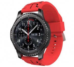   Primo Splint   Samsung Gear S3 Classic SM-R770 / Frontier RM-760 - Red&;Black 4