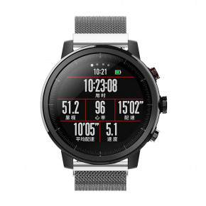 ̳   Primo   Xiaomi Huami Amazfit SportWatch 2 / Amazfit Stratos - Silver 3